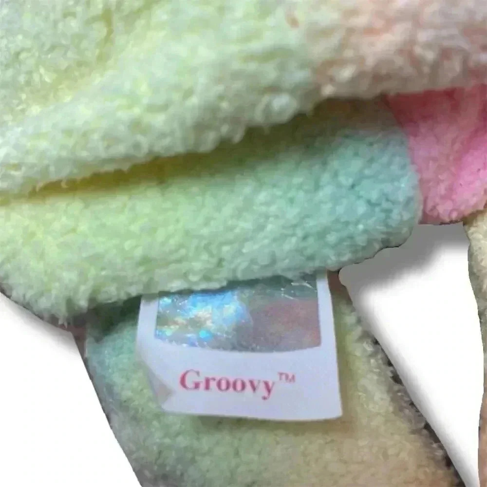 TY Beanie Baby Groovy the Bear 1999 Vintage Pastel Tie-Dye Plush 8" with Tags - Picture 3 of 5